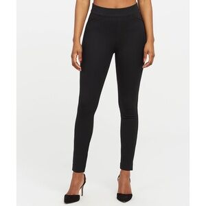 SPANX BlackPerfect Pant Ankle Backseam Skinny Large